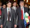 Il presidente Vasco Errani ed il sindaco di Bologna Sergio Cofferati